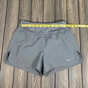 Nike Women Teens Running Athletic Golf Tennis Jogging Shorts Dri-Fit Sz XS Gray